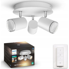 Signify Lampa sufitowa Signify Philips Hue White Amb.Adore Spot Rondell 3flg weiß 3x350lm DS