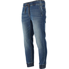 Lahti Pro Spodnie joggery jeansowe niebieskie stretch, 