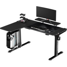 Ultradesk Biurko Ultradesk Winger Czarne 155 cm x 111 cm