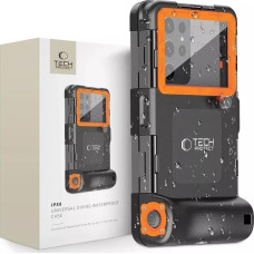 Tech-Protect TECH-PROTECT IPX8 UNIVERSAL DIVING WATERPROOF CASE BLACK/ORANGE