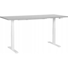 Beliani Biurko Beliani Biurko regulowane elektrycznie 180 x 72 cm szaro-białe DESTIN III Lumarko!
