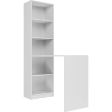 Topeshop Biurko Topeshop R50 Białe 125 cm x 50 cm