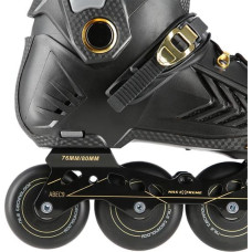 Nils Extreme Skrituļslidas NA20002 BLACK-GOLD SIZE 44 SLALOM IN-LINE SKATES NILS EXTREME