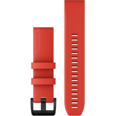 Garmin watch strap QuickFit 22mm, red silicone