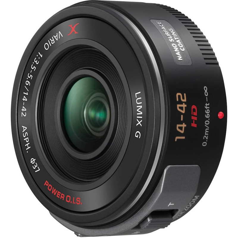 Panasonic Lumix G Vario PZ 14-42мм f/3.5-5.6 ASPH./POWER O.I.S., черный