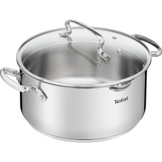 Tefal Garnek Duetto+ 24cm srebrny