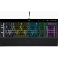 Corsair K55 RGB PRO Gaming keyboard, RGB LED light, US, Wired, Black