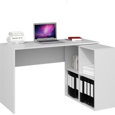 Topeshop Biurko Topeshop Malax 2X2 Białe 120 cm x 50 cm