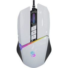 A4Tech Mysz A4Tech A4tech Bloody Myš W60 Max Activated, podsvícená herní myš, 12000 DPI, USB, Bílá
