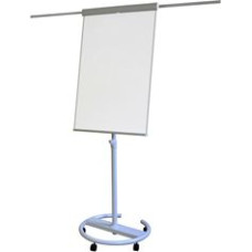 Memoboards Flipchart Memoboards FLIPCHART SUCHOŚCIERALNO-MAGNETYCZNY MOBILNY CIRCLE Z DWOMA RAMIONAMI PROFESSIONAL 105X68XH220CM. (FM11C)