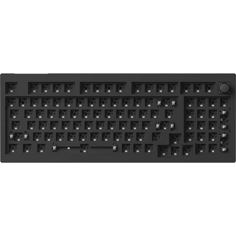 Keychron V5 Max QMK/VIA Wireless Custom Mechanical Keyboard Barebone Knob / Carbon Black / Barebone