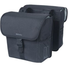 Basil Sakwa miejska podwójna BASIL GO DOUBLE BAG 32L, Universal Bridge System, solid black (NEW 2025)