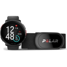 Polar Zegarek sportowy Polar Vantage V3 H10 Czarny  (VANTAGE V3 H10 BLK/BLK S-L)