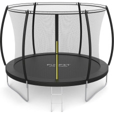 Funfit Trampolina Ogrodowa Premium dla dzieci 252cm (8FT) z Siatką Wewnętrzną i Drabinką
