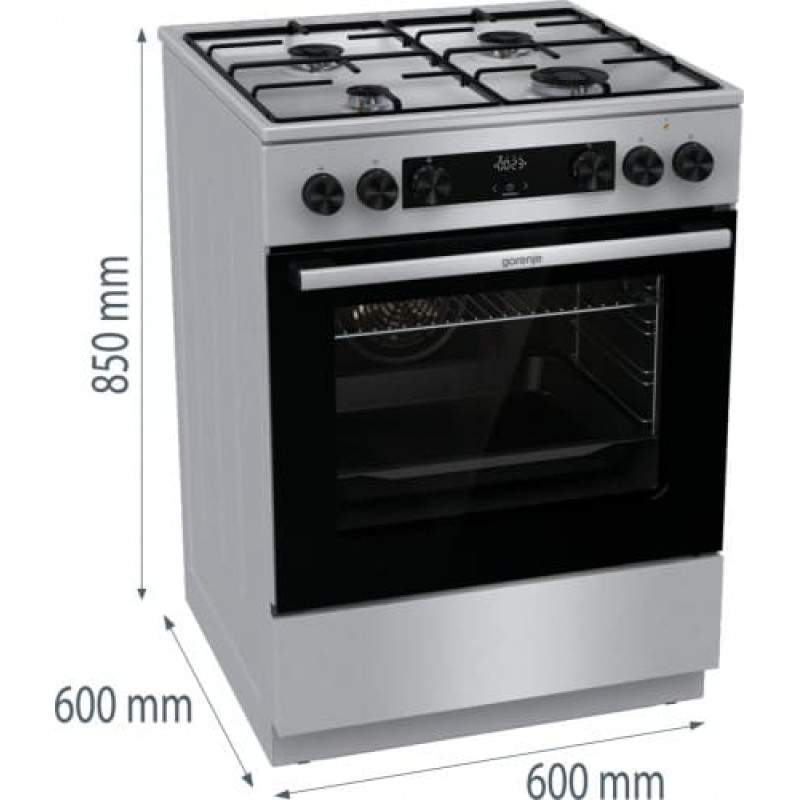 Gorenje Gas-electric cooker GKS6C70XJ