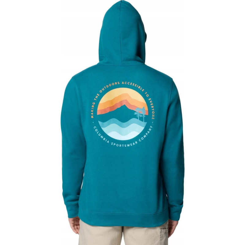Columbia Columbia Trek Graphic Hoodie 2018494364 Zielone M