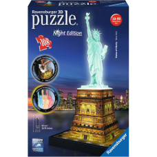 Ravensburger 3D Puzzle: Statue Of Liberty Night Edition (216pcs) (12596)