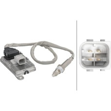 Hella Czujnik tlenków azotu NOx (za katalizatorem) pasuje do: MERCEDES ANTOS, AROCS, ATEGO 3, ECONIC 2 OM470.906-OM936.973 07.12-