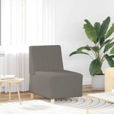 Vidaxl Sofa Fotel Jasnoszary 55 cm Tkanina sztruksowa