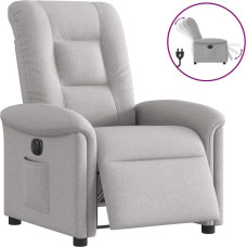 Vidaxl Elektryczny fotel rozkładany Cloud Grey Fabric Lumarko!