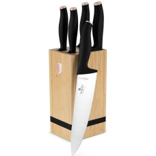 Berlinger Haus Zestaw Noży Berlinger Haus Bh-2970 Black Rose W Bloku Bambusowym Lumarko!