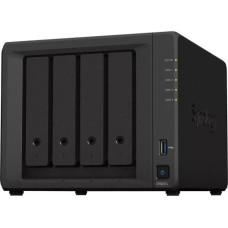 Synology NAS | DS925+ | AMD Ryzen | V1500B | Processor frequency 2.2 GHz | 4 GB | DDR4 ECC SODIMM | Black