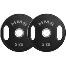 HMS Svaru diski TOG05 RUBBERIZING OLYMPIC PLATE 2 x 5 KG HMS