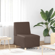 Vidaxl Sofa Fotel Brązowy 55 cm Skóra ekologiczna