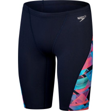 Speedo Męskie bokserki kąpielowe spodenki basenowe pływackie Speedo Alov Digi V-cut Jam Am rozmiar S