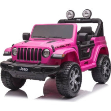 Lean Cars Pojazd na Akumulator Jeep Wrangler Rubicon DK-JWR555 Różowy