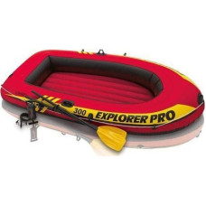Intex Intex Explorer Pro 300 Set Inflatable Boat With Oars and Pump Red/Yellow