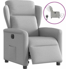 Vidaxl Elektryczny fotel rozkładany Cloud Grey Fabric Lumarko! Lumarko!