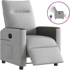 Vidaxl Elektryczny fotel rozkładany Cloud Grey Fabric