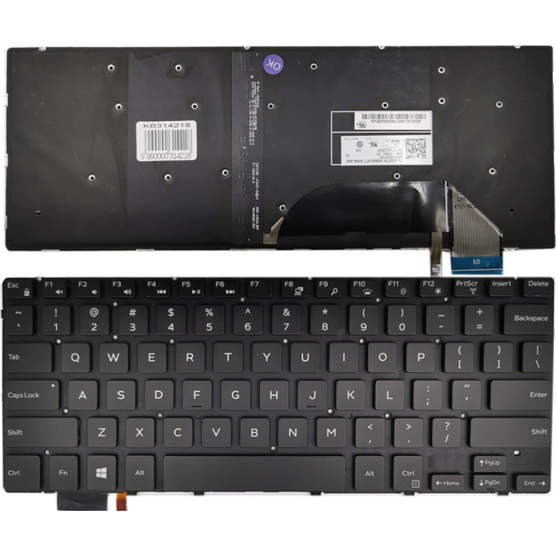 Dell Клавиатура DELL Inspiron: 15 7558, 7568, XPS 15 9550, 9560 с подсветкой