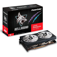 Power Color Karta graficzna Power Color Radeon RX 7600 Hellhound 8GB GDDR6 (RX 7600 8G-L/OC)