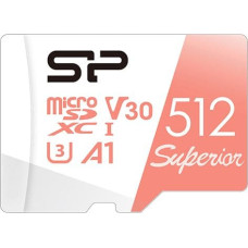 Silicon Power Karta Silicon Power Superior MicroSDXC 512 GB Class 10 UHS-I/U3 A1 V30 (SP512GBSTXDV3V20SP)