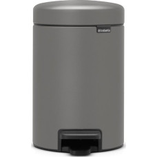 Brabantia Kosz na śmieci Brabantia Brabantia Pedal Bin Newicon 3 L Mineral Concrete Grey