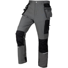 NEO Spodnie robocze Mix&Match, 4 way stretch, z kaburami, Cordura, szaro-czarne, rozmiar XXL