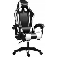 Extralink Krzesło biurowe ExtraLink EXTRALINK GAMING FOTEL GAMINGOWY BIUROWY OBROTOWY KUBEŁKOWY CZARNO-BIAŁY G-526