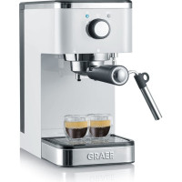 Graef ES 401, Espresso machine, 1.25 L, Ground coffee, 1400 W, Grey