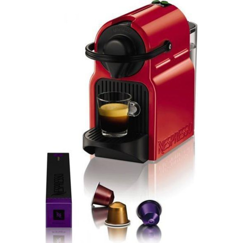 Krups Ekspres na kapsułki Krups Ekspres do Kawy na Kapsułki Krups Nespresso Inissia XN100510 0,7 L 19 bar 1270W Czerwony Czerwona