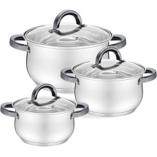 Maestro MR-3522-6M-BLACK 6 piece pot set