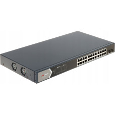 Hikvision 26 prievadų 24 PoE prievadų komutatorius DS-3E0526P-E/M