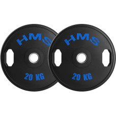 HMS Svaru diski TOG20 RUBBERIZING OLIMPIC PLATE 2 x 20 KG HMS