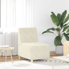 Vidaxl Sofa Fotel Kremowy 55 cm Aksamit Lumarko! Lumarko!