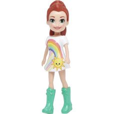 Mattel Polly Pocket Impulse Doll - Lila in Rainbow Dress (HDW47)