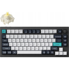 Keychron Q1 Max QMK/VIA Wireless Custom Mechanical Keyboard Fully Assembled Knob / Carbon Black / Gateron Jupiter Banana