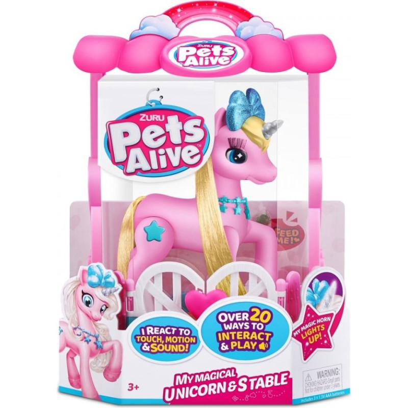 Zuru Pets Alive Figurka zestaw z jednorożcem