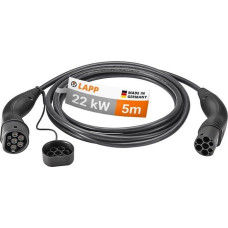 Lapp Kabel do ładowania samochodów LAPP Typu 2, do 22 kW, 5 m, czarny (5555934003)