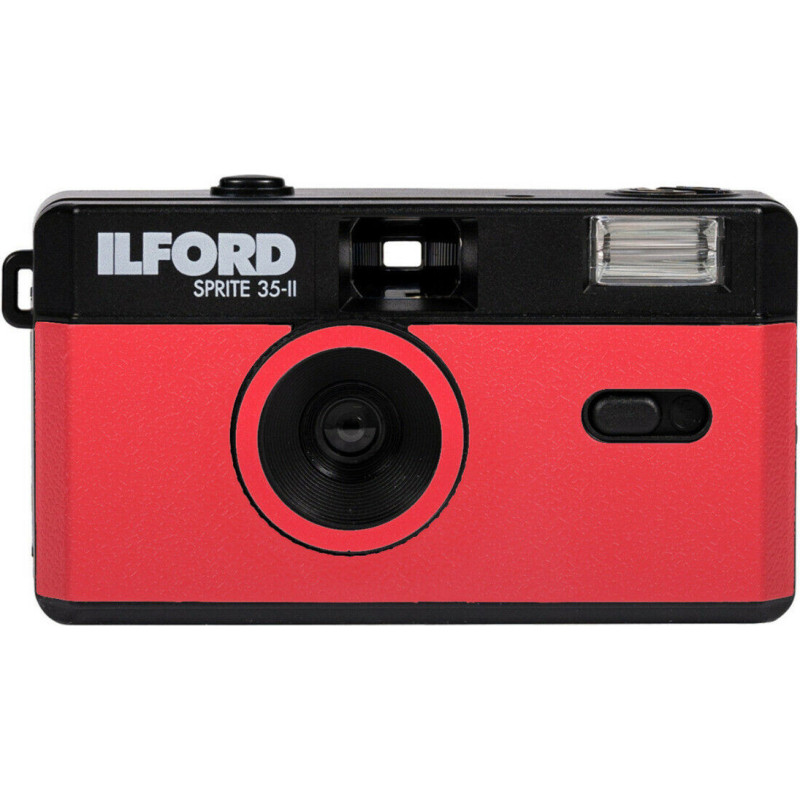 Ilford Sprite 35-II, black/red